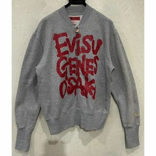 エビス(EVISU)の＊YAMANE EVISU カモメ ポケット スウェット ジップブルゾン 38(ブルゾン)