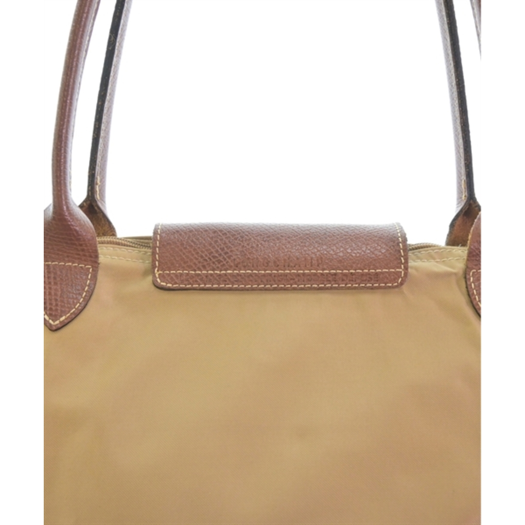 LONGCHAMP(ロンシャン)のLONGCHAMP ロンシャン ハンドバッグ - ベージュx茶 【古着】【中古】 レディースのバッグ(ハンドバッグ)の商品写真