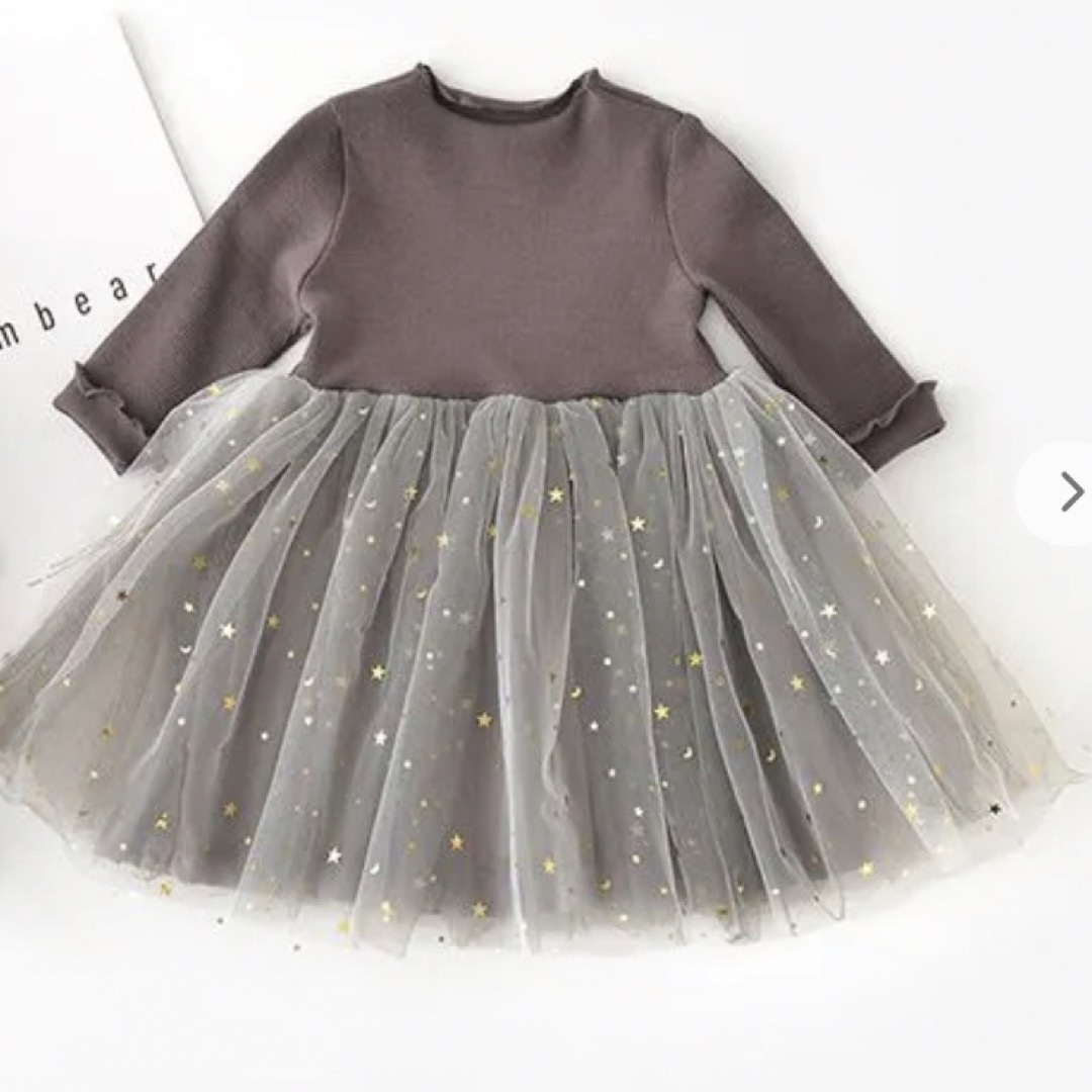 ZARA KIDS(ザラキッズ)の韓国子供服　チュールワンピース キッズ/ベビー/マタニティのキッズ服女の子用(90cm~)(ワンピース)の商品写真