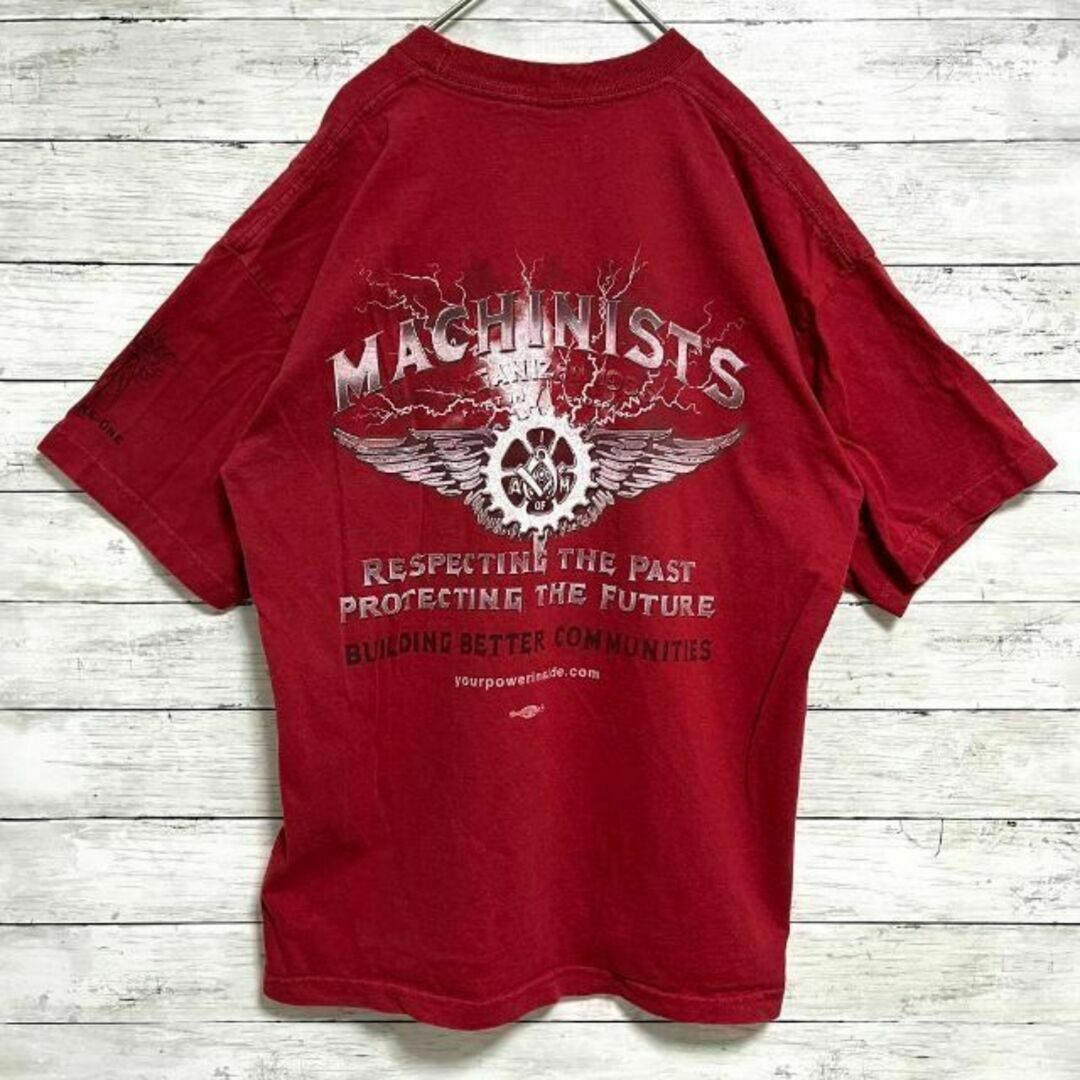 BAY SIDE(ベイサイド)のh22 US古着　BAYSIDE　半袖Tシャツ　MACHINISTS　企業ロゴ メンズのトップス(Tシャツ/カットソー(半袖/袖なし))の商品写真