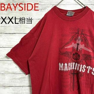 ベイサイド(BAY SIDE)のh22 US古着　BAYSIDE　半袖Tシャツ　MACHINISTS　企業ロゴ(Tシャツ/カットソー(半袖/袖なし))