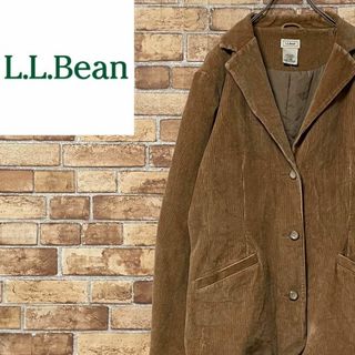 L.L.Bean - エルエルビーン　コーデュロイテーラードジャケット　スリーピース　古着女子