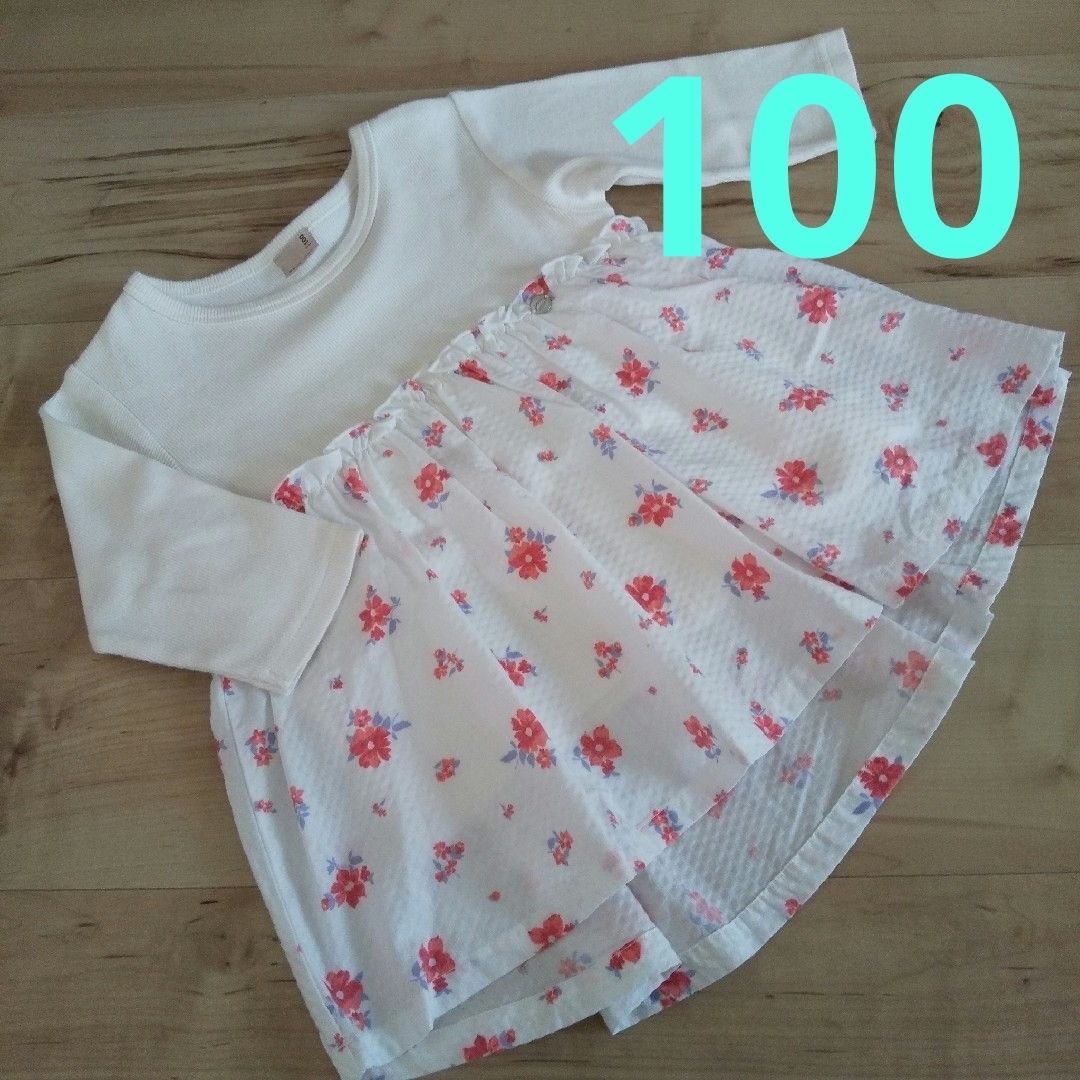 petit main(プティマイン)の☆petit main☆100☆長袖トップス☆ キッズ/ベビー/マタニティのキッズ服女の子用(90cm~)(Tシャツ/カットソー)の商品写真