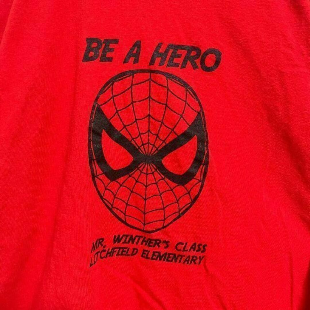 GILDAN(ギルタン)のh37 US古着　GILDAN　半袖Tシャツ　BE A HERO　スパイダーマン メンズのトップス(Tシャツ/カットソー(半袖/袖なし))の商品写真