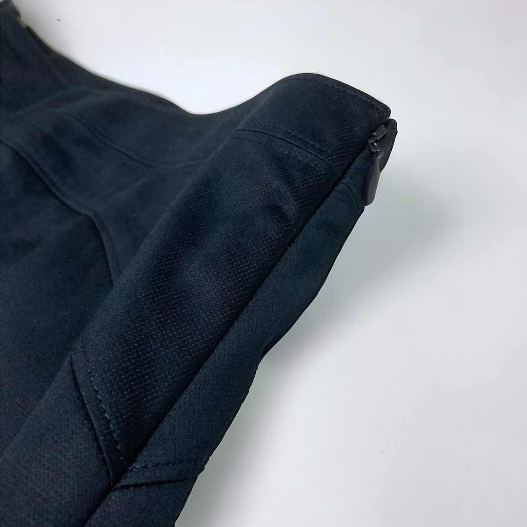 NEWYORKER(ニューヨーカー)のニューヨーカー　ストレッチ Aライン スカート　13　L〜XL　ネイビー　ひざ丈 レディースのスカート(ひざ丈スカート)の商品写真