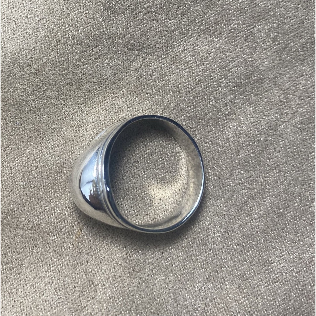 ワイド　シルバー925 リング シンプル　銀指輪　幅広平打ち　甲丸ギフト C21 メンズのアクセサリー(リング(指輪))の商品写真