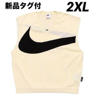 ナイキ(NIKE)の☆新品タグ付☆ ナイキ ビッグスウッシュ　トップス 　ベスト　2XLサイズ(ベスト)