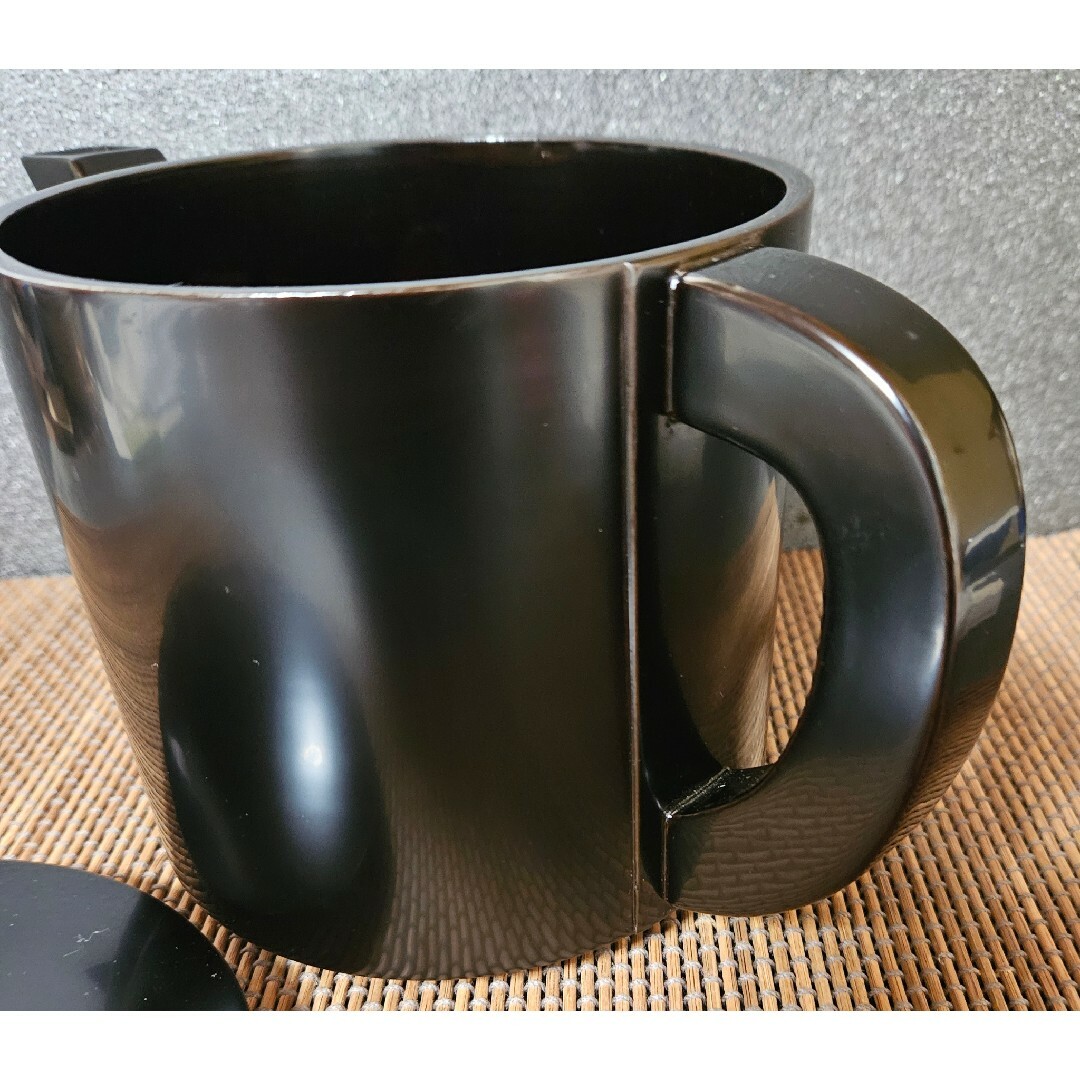 茶道具】茶器　露地用具　黒漆塗り　湯桶　ゆとう　茶会　茶事　茶の湯 エンタメ/ホビーの美術品/アンティーク(漆芸)の商品写真