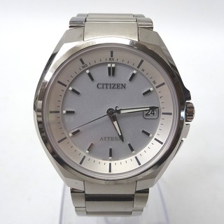 シチズン(CITIZEN)のシチズン 腕時計 ATTESA アテッサ H110-T016308 シルバー FtTh542501 中古(腕時計(アナログ))