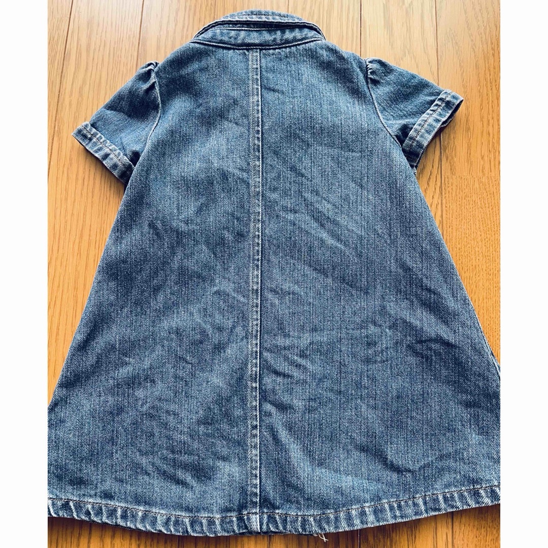 babyGAP(ベビーギャップ)のベビーギャップ　デニムワンピ キッズ/ベビー/マタニティのベビー服(~85cm)(ワンピース)の商品写真