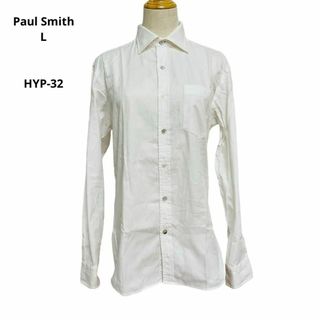 Paul Smith - Paul Smith ポールスミス ブラック 長袖シャツ 白 L HYP-32