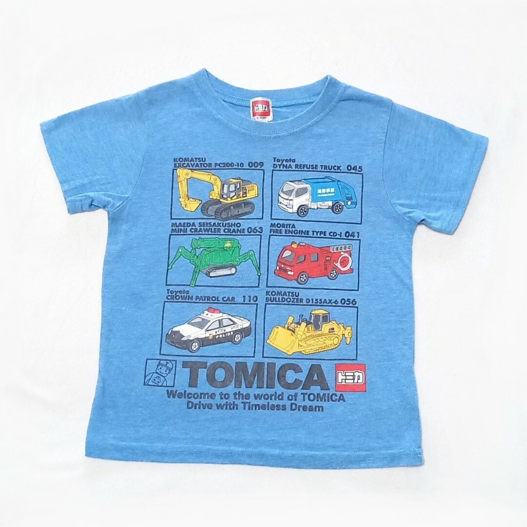 TOMMY(トミー)のトミカ　Tシャツ　110　男の子 キッズ/ベビー/マタニティのキッズ服男の子用(90cm~)(Tシャツ/カットソー)の商品写真