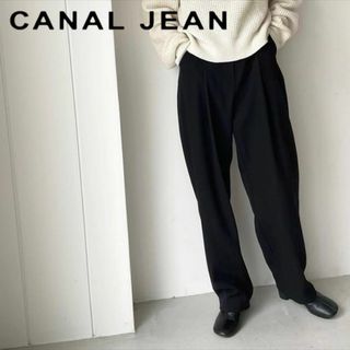 キャナルジーン(CANAL JEAN)の■ CANAL JEAN via.J(ヴィアジェイ) レーヨンポリタックパンツ(カジュアルパンツ)