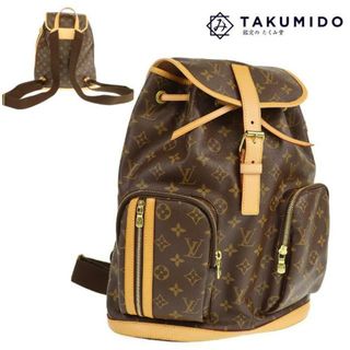 ルイヴィトン(LOUIS VUITTON)のルイヴィトン リュックサック サックアド ボスフォール 中古 M40107 モノグラム ライン レザー LOUIS VUITTON 【中古】| バックパック バッグ カバン 鞄 レディース ビトン LV ファッション Aランク(リュック/バックパック)