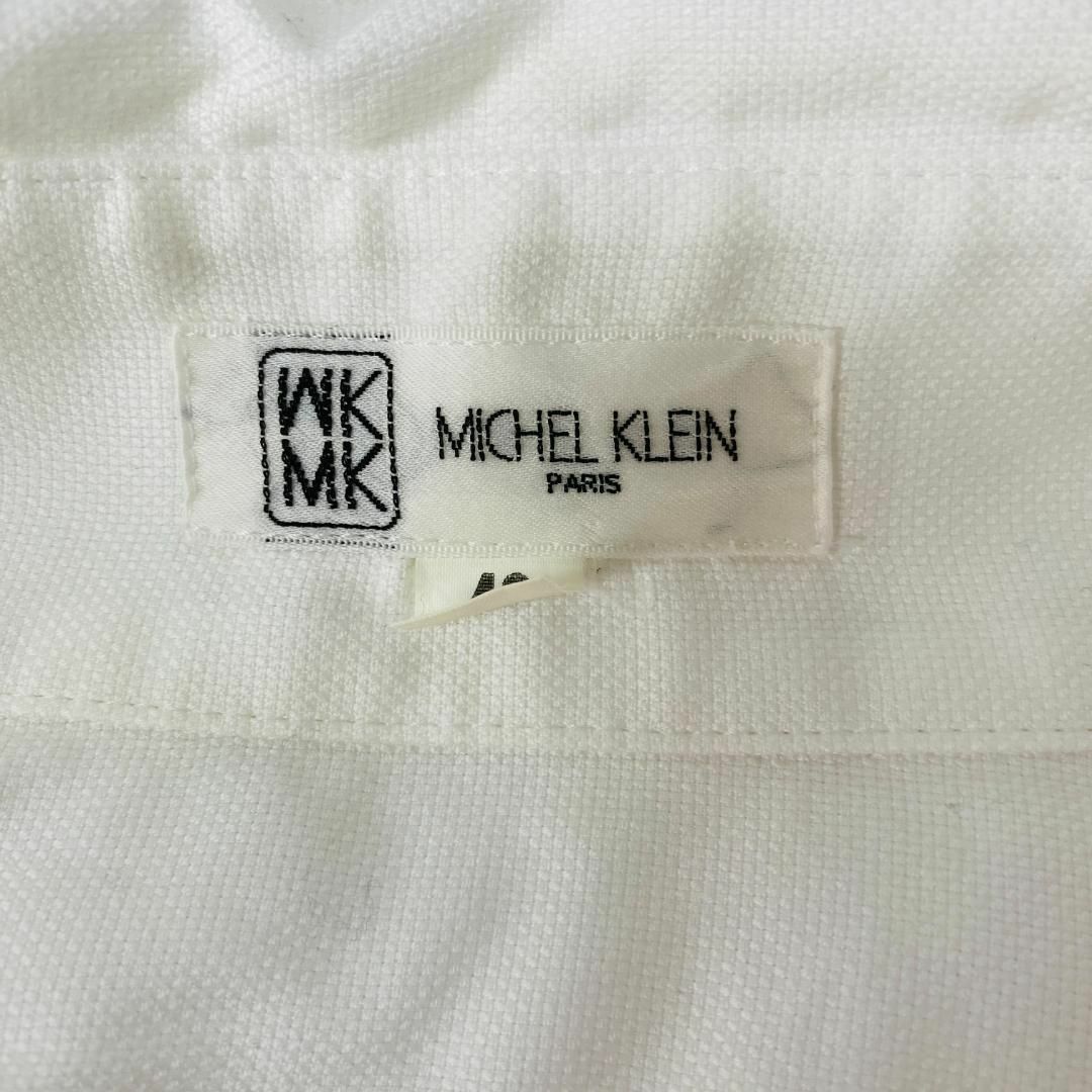 MICHEL KLEIN(ミッシェルクラン)の訳あり MICHEL KLEIN ミッシェルクラン 長袖シャツ ホワイト 40 レディースのトップス(シャツ/ブラウス(長袖/七分))の商品写真