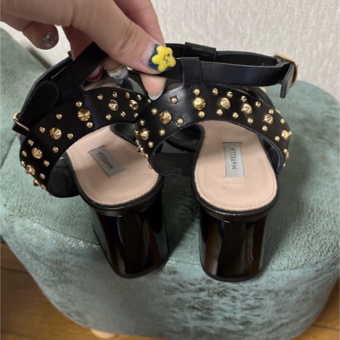 ZARA(ザラ)の♡♡本日限定お値下♡♡セレクトショップ購入 スタッズ サンダル♡♡36 レディースの靴/シューズ(サンダル)の商品写真