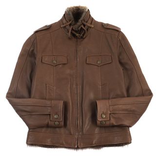 DOLCE&GABBANA(レザージャケット ・ ブラウン/茶色系)のフリマ DOLCE&GABBANA(レザージャケット ・ ブラウン/茶色系)のフリマ