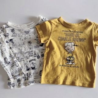 ブリーズ(BREEZE)の【BREEZE 】スヌーピー  半袖 ＆ 長袖　Tシャツ 2枚セット(Ｔシャツ)