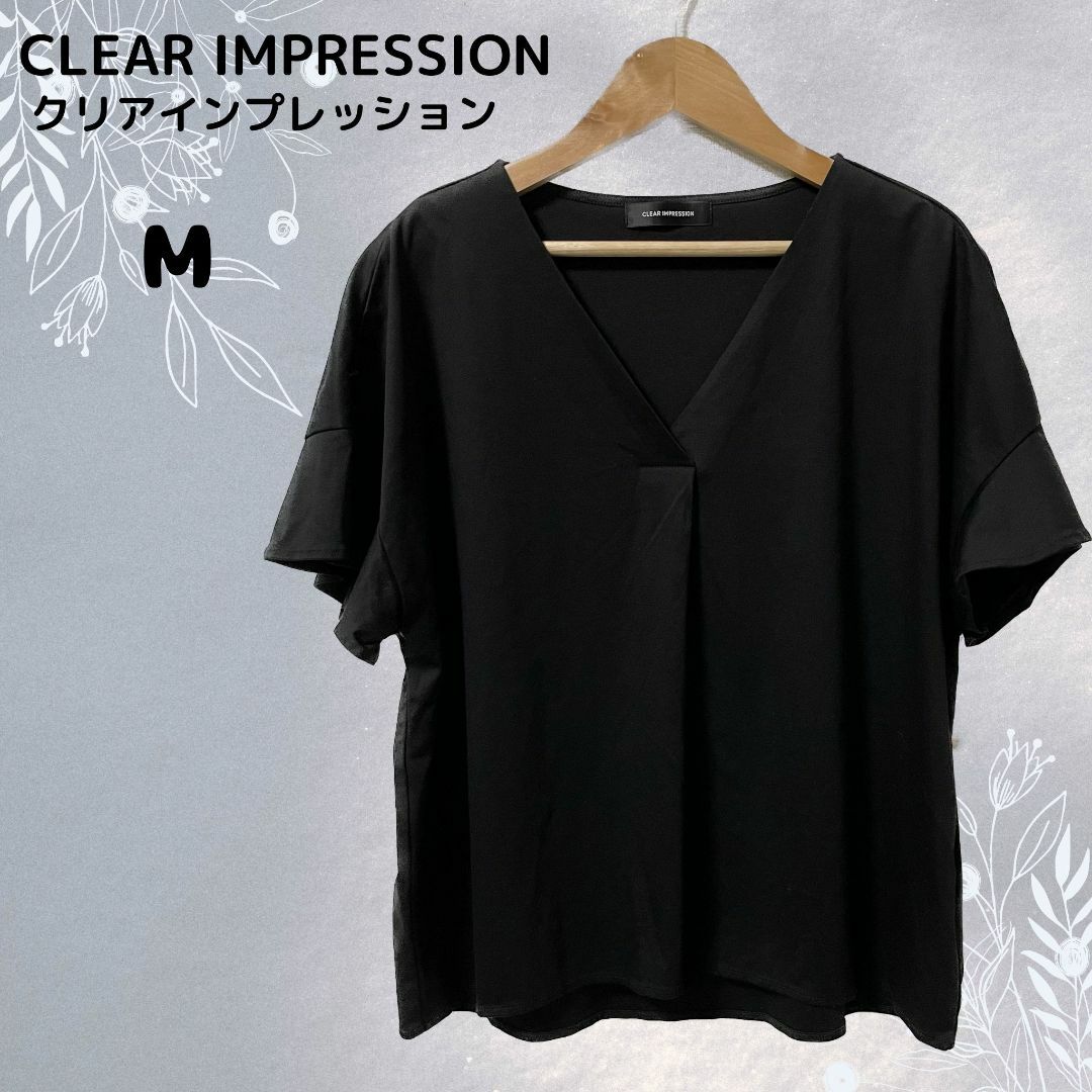 CLEAR IMPRESSION(クリアインプレッション)のCLEAR IMPRESSION クリアインプレッション ブラウス トップス レディースのトップス(シャツ/ブラウス(半袖/袖なし))の商品写真