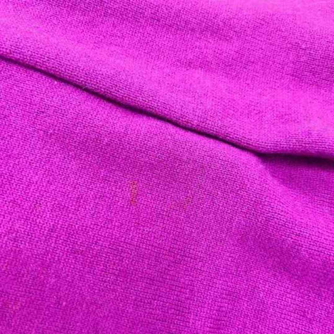 KENZO(ケンゾー)のKENZO ポロシャツ ニット セーター ヴィンテージ 長袖 ウール 紫 メンズのトップス(ポロシャツ)の商品写真