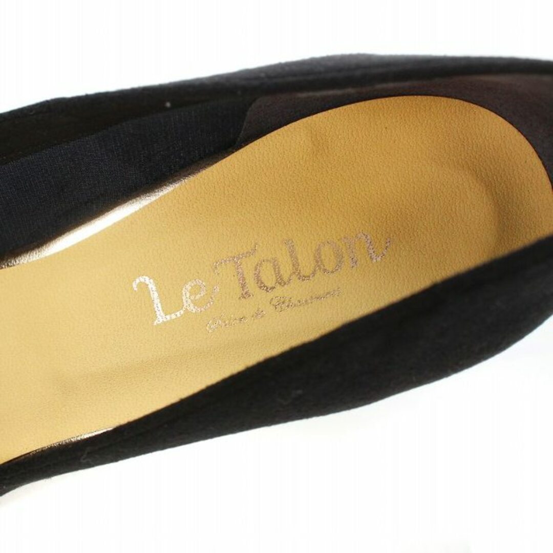 Le Talon(ルタロン)のルタロン パンプス ポインテッドトゥ スエード チャンキーヒール 25cm レディースの靴/シューズ(ハイヒール/パンプス)の商品写真
