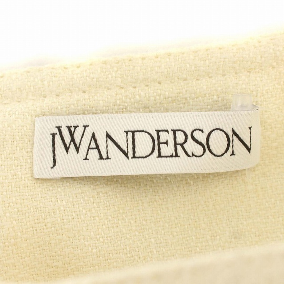 J.W.ANDERSON(ジェイダブリューアンダーソン)のJWアンダーソン JW.ANDERSON アシメ リネンスカート ロング 白 レディースのスカート(ロングスカート)の商品写真