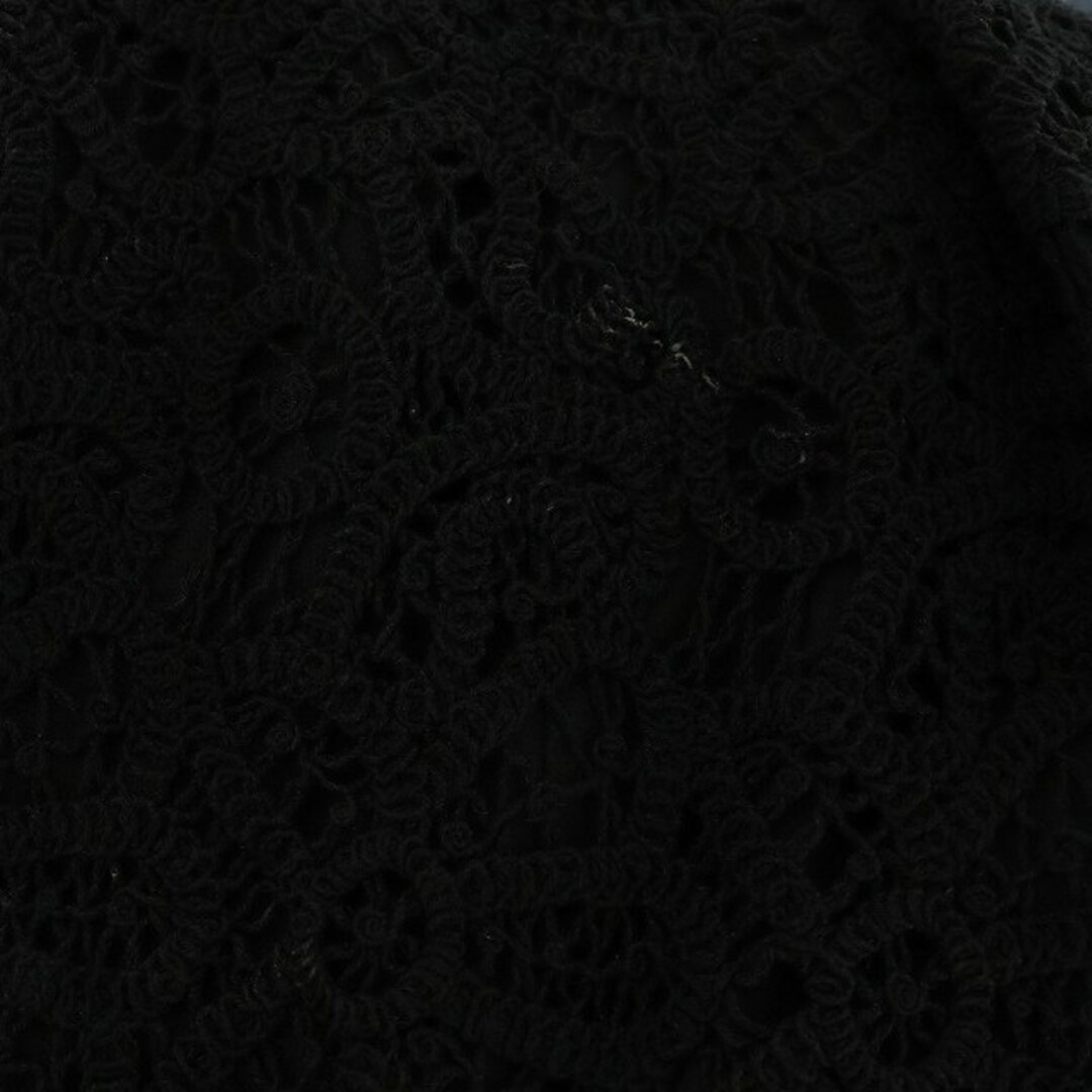 ダイアグラム グレースコンチネンタル クロシェレースロングスカート 36 S 黒 レディースのスカート(ロングスカート)の商品写真
