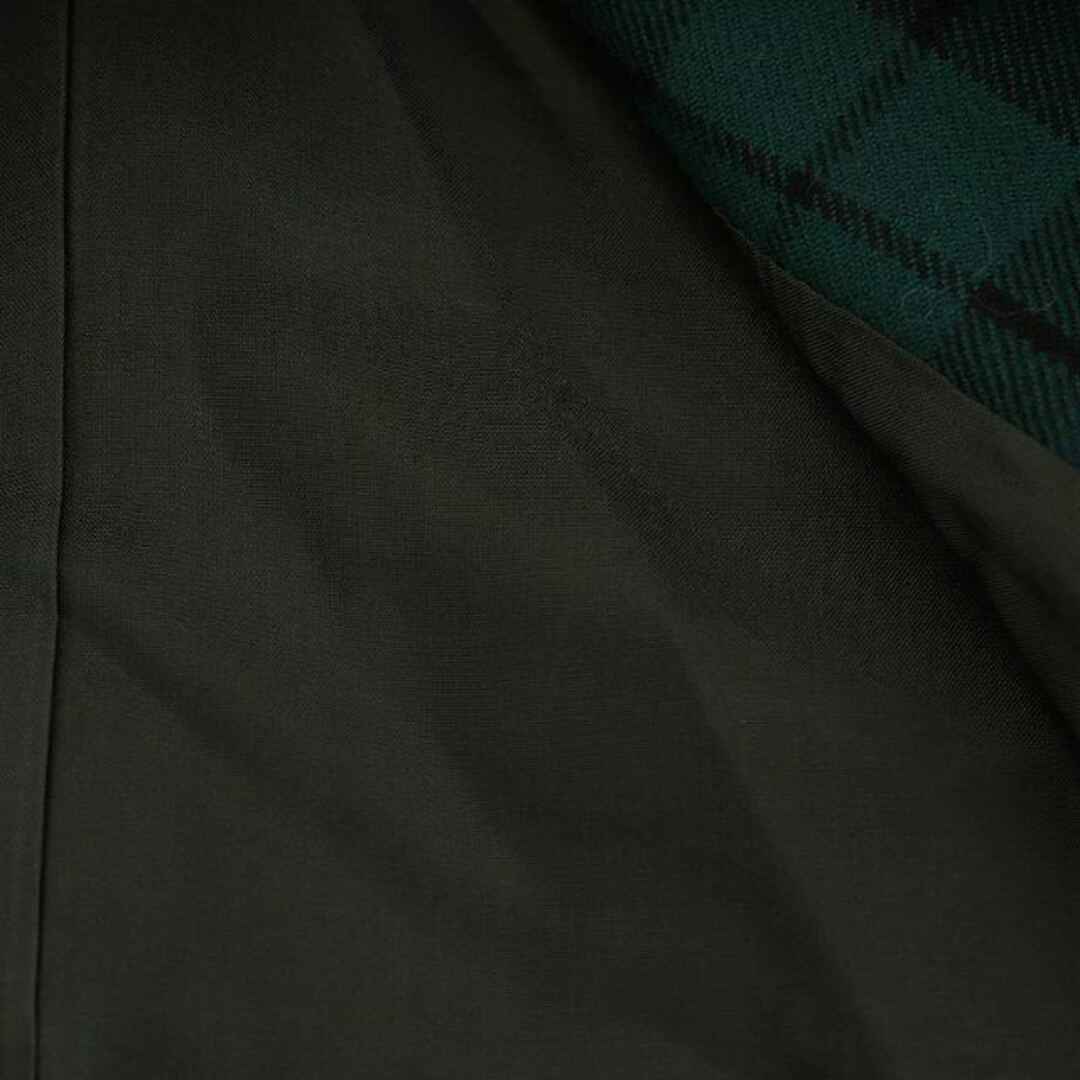 ダイアグラム グレースコンチネンタル チェックタイトスカート 34 XS 緑 レディースのスカート(ロングスカート)の商品写真