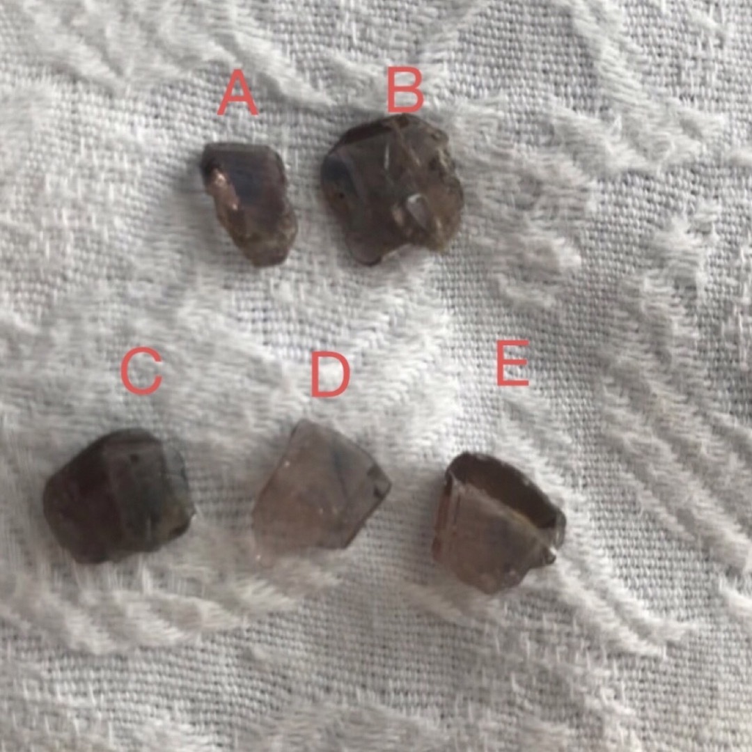 ブルーティントアキシナイト原石D ハンドメイドの素材/材料(各種パーツ)の商品写真