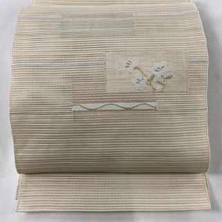 名古屋帯 美品 優品 正絹 【中古】(帯)