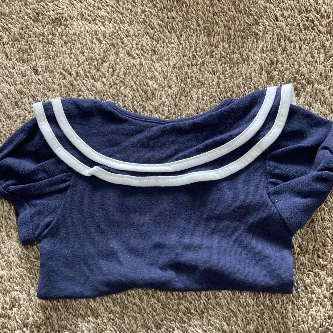 女の子　半袖Tシャツ　2枚セット　100 キッズ/ベビー/マタニティのキッズ服女の子用(90cm~)(Tシャツ/カットソー)の商品写真