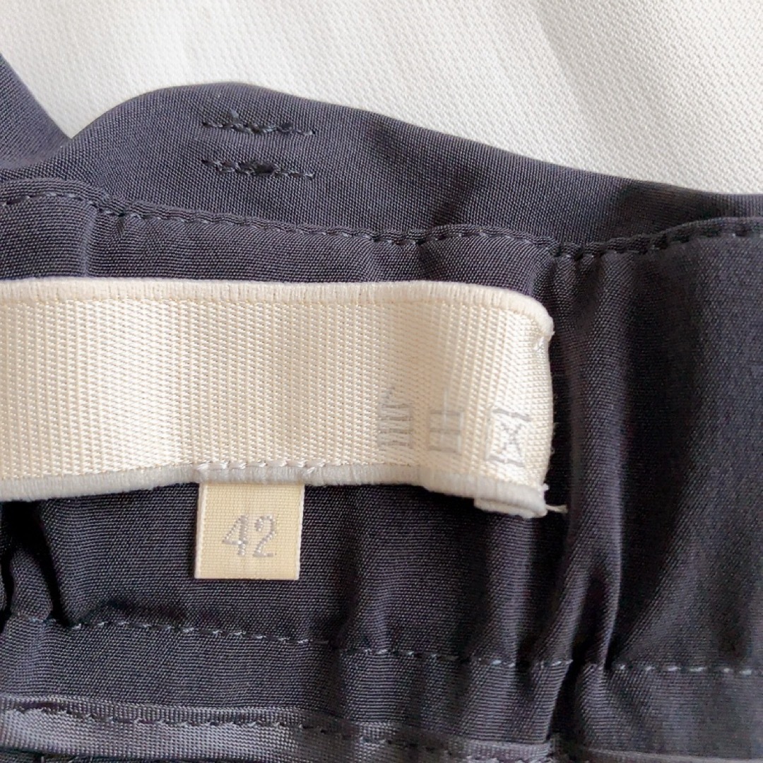 【訳あり 新品】 自由区 ワイドパンツ 42サイズ XL ブラック ゴム 黒 【訳あり 新品】 自由区 ワイドパンツ 42サイズ XL ブラック ゴム 黒