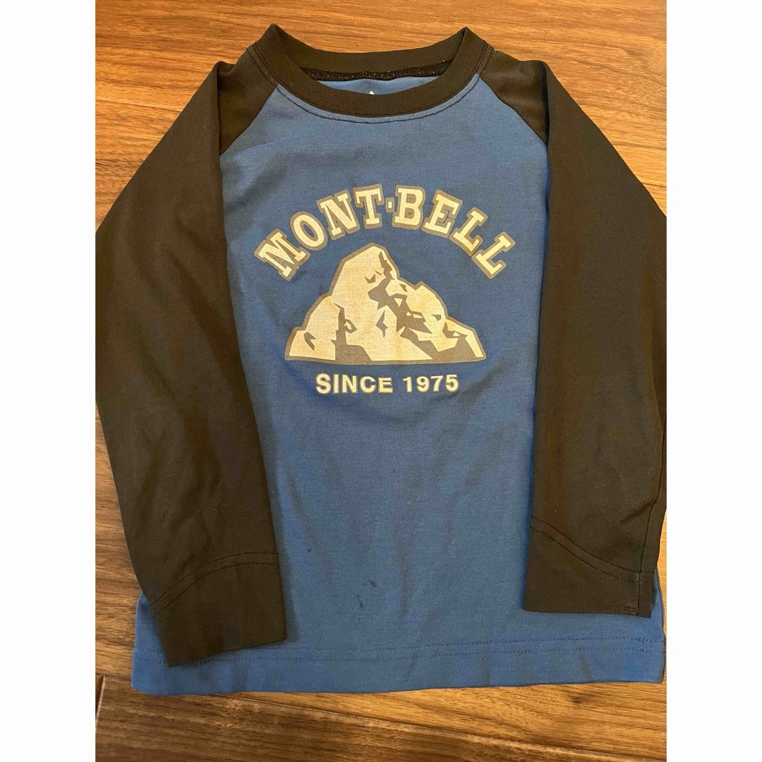 mont bell(モンベル)のmont-bell モンベル キッズ WIC.ロングスリーブT  長袖 キッズ/ベビー/マタニティのキッズ服男の子用(90cm~)(Tシャツ/カットソー)の商品写真