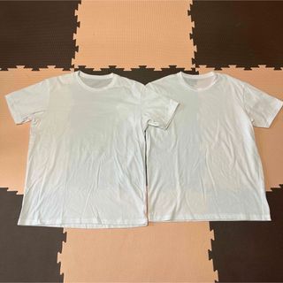 ユニクロ(UNIQLO)のユニクロ　ドライカラークルーネックT（半袖）L 2個セット(Tシャツ/カットソー(半袖/袖なし))