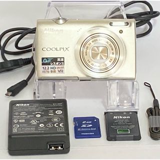 ニコン(Nikon)の【美品】Nikon coolpix s5100 ニコン　デジカメ　SDカード付(コンパクトデジタルカメラ)