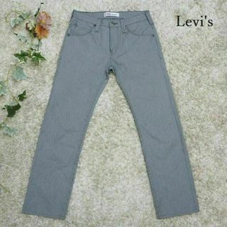 リーバイス(Levi's)のリーバイス EU504 ストレート 千鳥 チェック パンツ w30 グレー(デニム/ジーンズ)