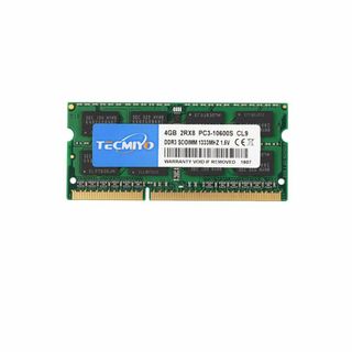 【特価商品】テクミヨ ノートPC用メモリ1.5V DDR3 4GB 1333（P