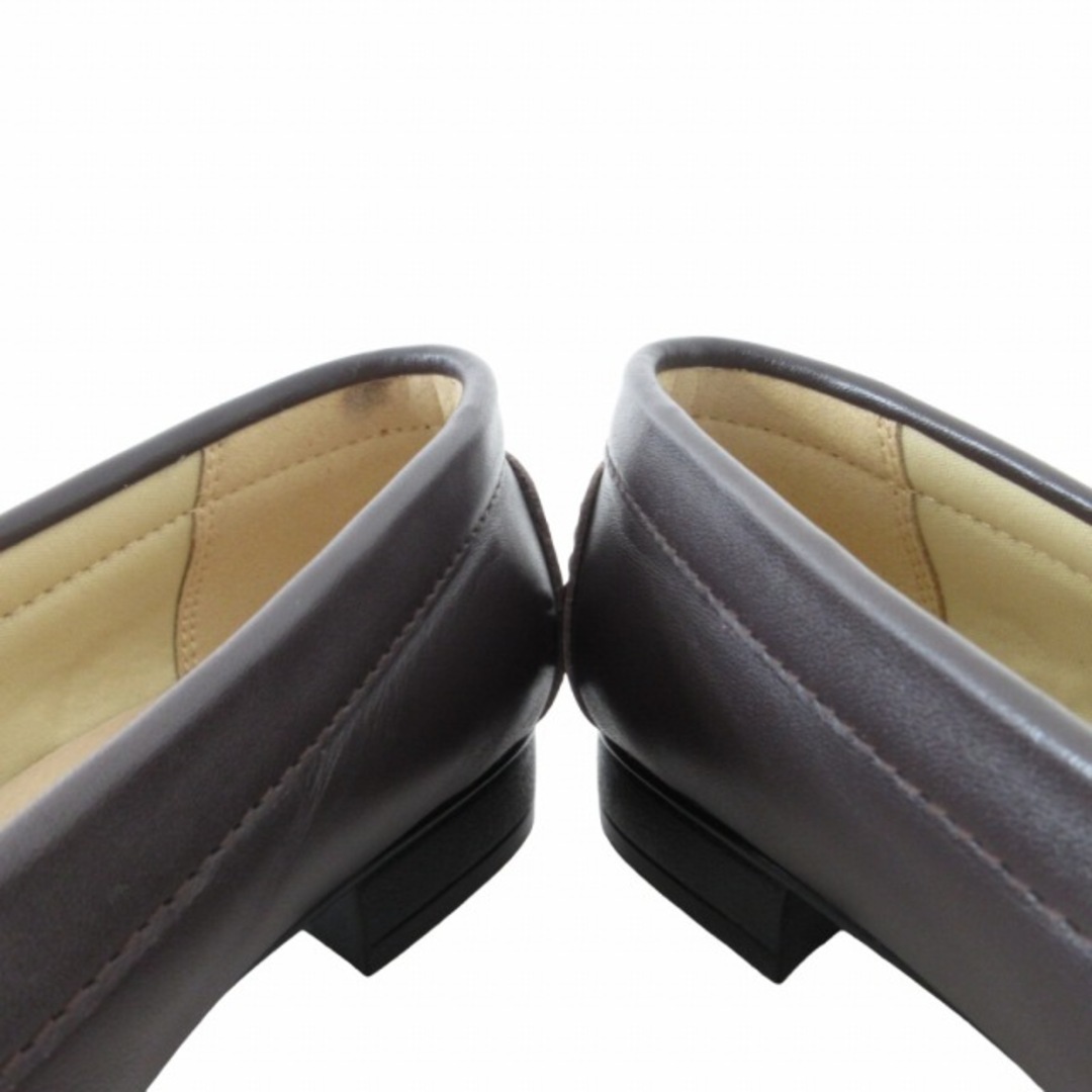 REGAL(リーガル)のリーガル REGAL レザーローファー スリッポン シューズ 茶 23.5 レディースの靴/シューズ(ローファー/革靴)の商品写真
