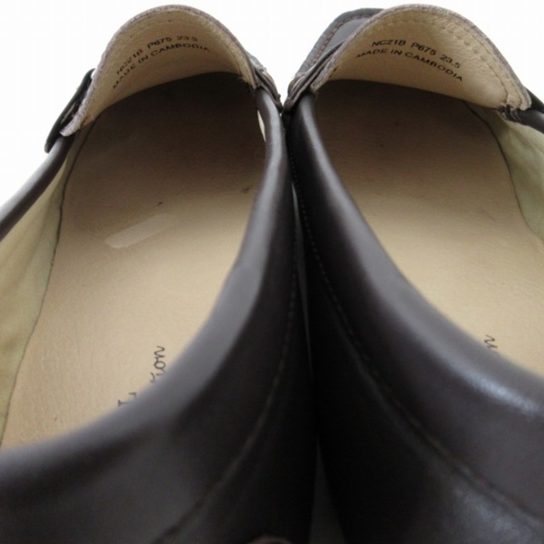 REGAL(リーガル)のリーガル REGAL レザーローファー スリッポン シューズ 茶 23.5 レディースの靴/シューズ(ローファー/革靴)の商品写真