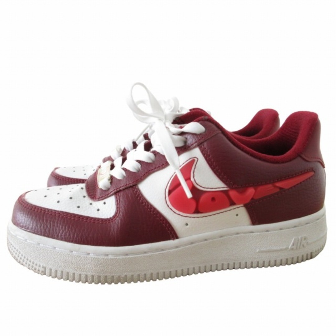 NIKE(ナイキ)のナイキ Air Force 1 AF1 スニーカー シューズ 赤 白 22.5㎝ レディースの靴/シューズ(スニーカー)の商品写真