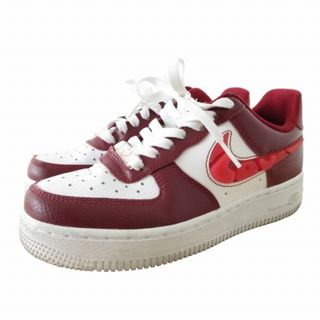 ナイキ(NIKE)のナイキ Air Force 1 AF1 スニーカー シューズ 赤 白 22.5㎝(スニーカー)