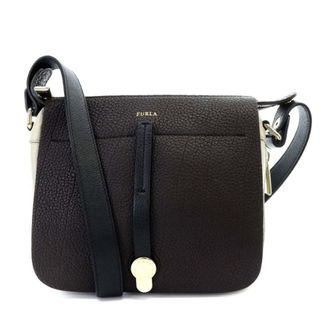 フルラ(Furla)のフルラ ショルダーバッグ ワンショルダー ダークブラウン 白 F5478(ショルダーバッグ)