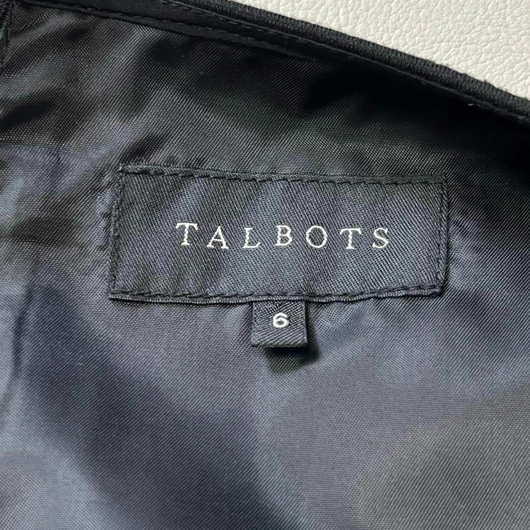 TALBOTS(タルボット)の美品　タルボット　上品ドッキングワンピース　大きめＬ相当　レース　花柄　伸縮 レディースのワンピース(ひざ丈ワンピース)の商品写真