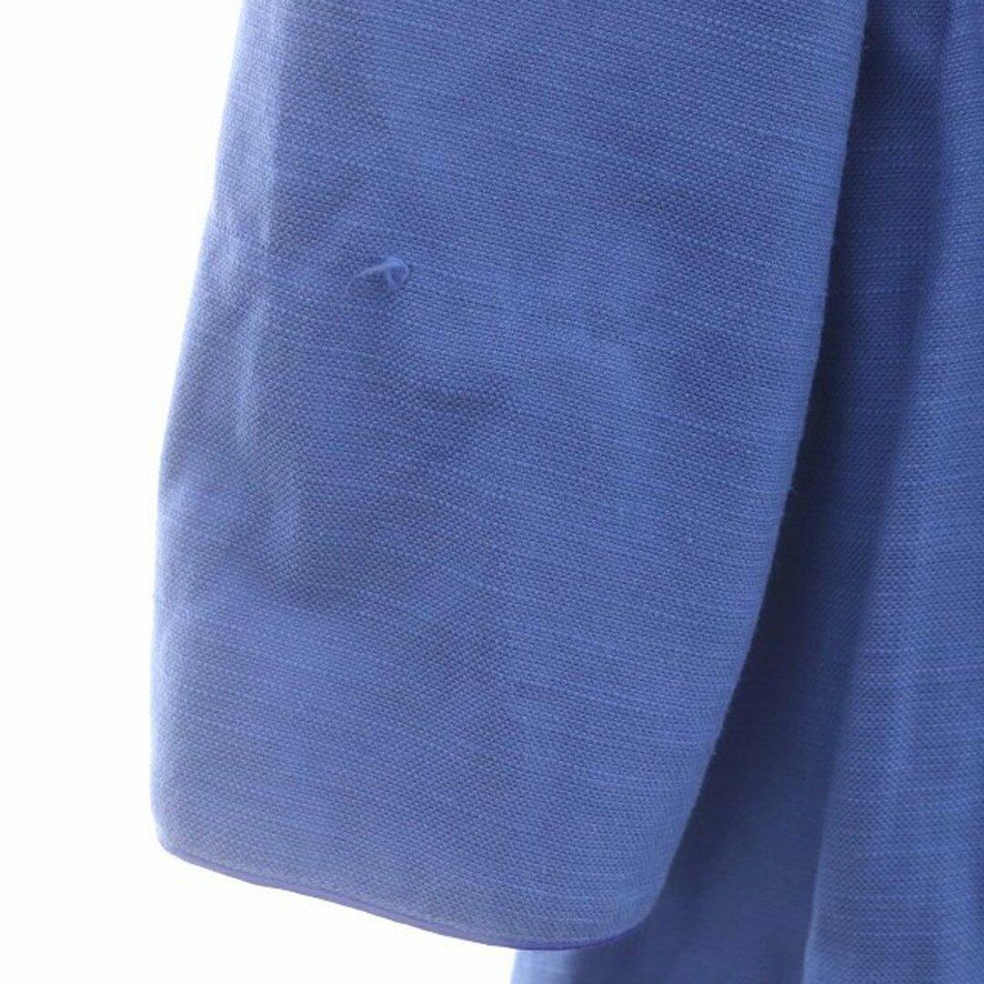 Mila Owen(ミラオーウェン)のミラオーウェン タックデザインナロードレストレンチコート ベルト付き 1 M 青 レディースのジャケット/アウター(その他)の商品写真