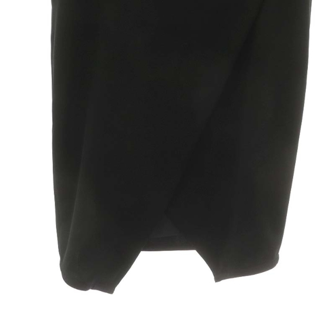 DEUXIEME CLASSE(ドゥーズィエムクラス)のドゥーズィエムクラス ラップタイトスカート ロング ミモレ 36 S 黒 レディースのスカート(ロングスカート)の商品写真