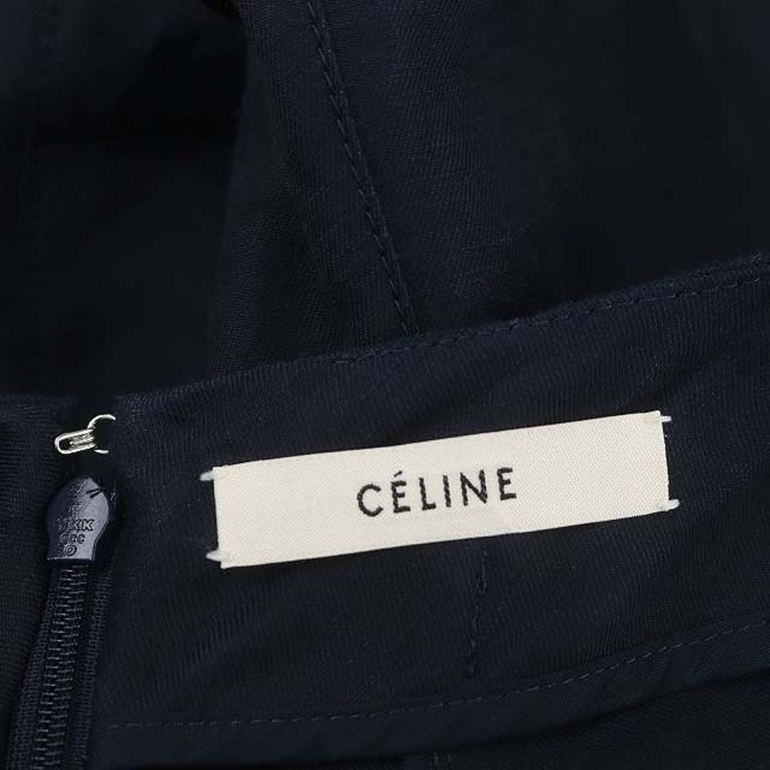 celine(セリーヌ)のセリーヌ フィービー期 バックテール リネンロングスカート フレアスカート レディースのスカート(ロングスカート)の商品写真