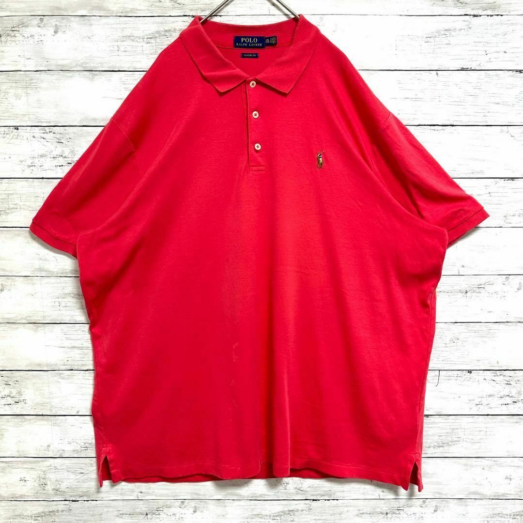 POLO RALPH LAUREN(ポロラルフローレン)の①32S US古着 ポロラルフローレン 半袖ポロシャツ ポニー刺繍メンズ夏物古着 メンズのトップス(ポロシャツ)の商品写真