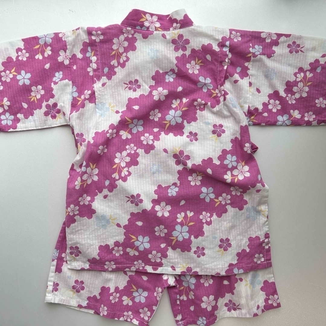 甚兵衛 女の子 キッズ 110cm 2着おまとめ キッズ/ベビー/マタニティのキッズ服女の子用(90cm~)(甚平/浴衣)の商品写真