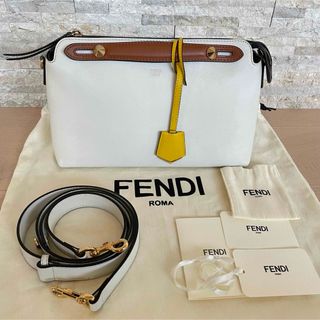 FENDI - FENDI フェンディ バイザウェイ ミディアム トリコロール　ホワイト