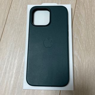 Apple - Apple iPhone14 Pro Max純正レザーケース "グリーン"